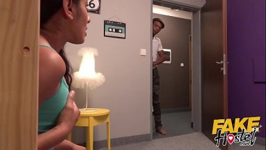 Fake Hostel – Cute young backpacker from Ukraine woken up and given squirting orgasm and rough sex by older Hostel owner who creeps into her room and sniffs her panties before enjoying her tight European pussy starring Daphne Klyde